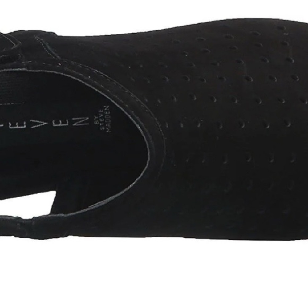 steven By Steve Madden Phoebiey Womens Size 7.5 Black Heeled Sandals New NIB - Picture 3 of 7